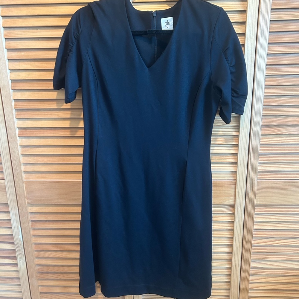 CAbi Black V-Neck Dress